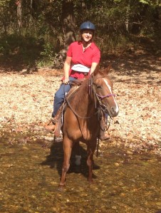 JJ's first water crossing