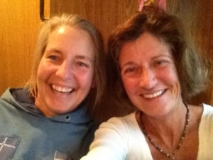 Facebook friend visits me and brings me sunflower hay