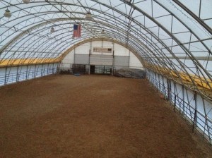 indoor arena used to have weekly clinics in it I was told