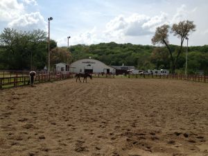 Heart of Illinois Arena overnight barn