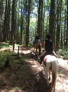 riding out from Ed's