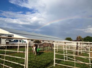 WI overnight rainbow