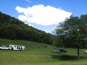 the day rider's lone tied horse