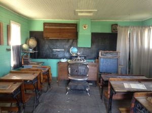 the one room school house by the arena (2nd overnight)