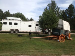 Broken Arrow Horse Camp, my rig at site #12